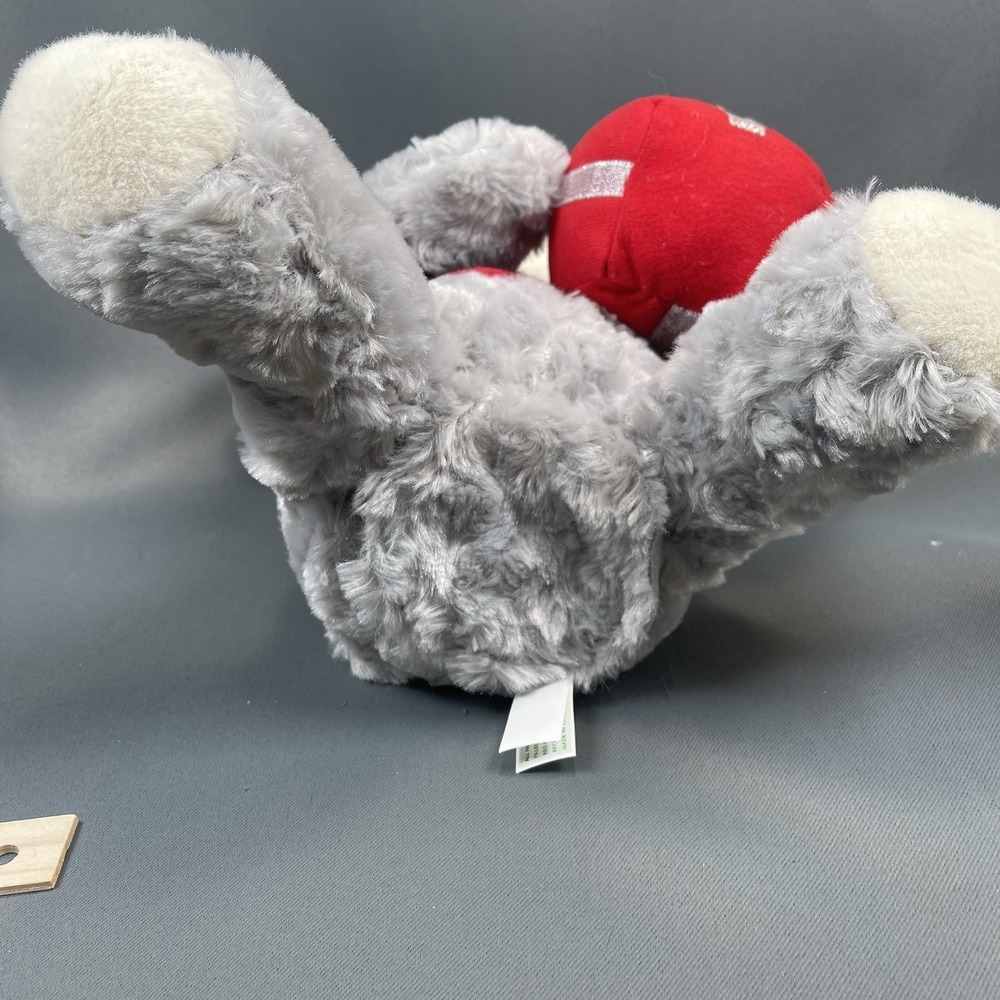 Sound N Light Bear Have Yourself Merry Little Christmas Animated Gray  VIDEO - Picture 11 of 16